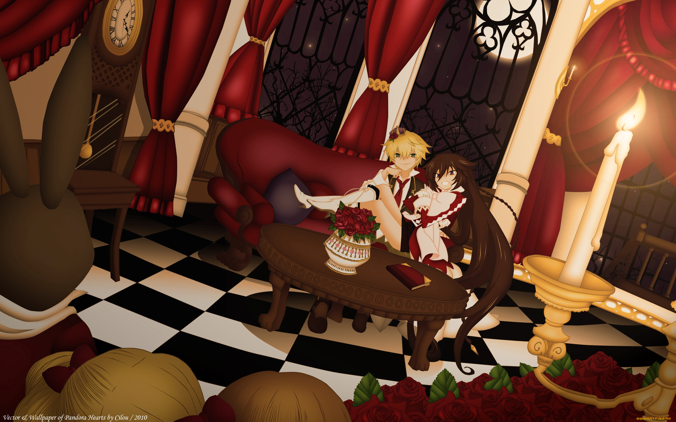 , pandora, hearts, oz, vessalius, alice